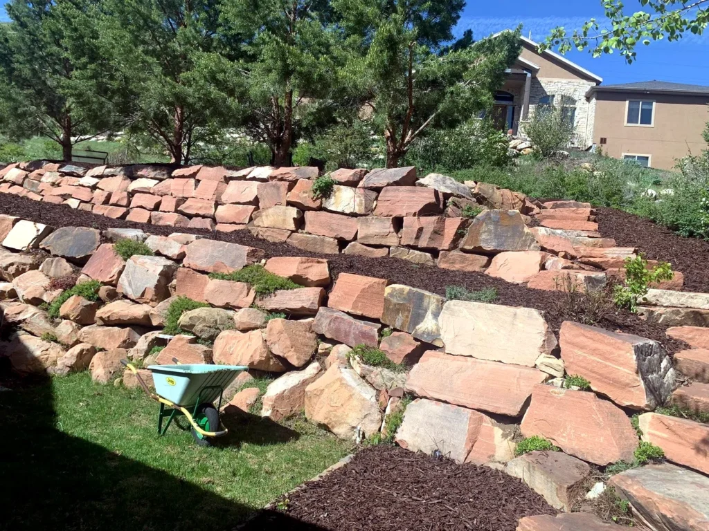 Engineered Retaining Wall in Charleston, Utah