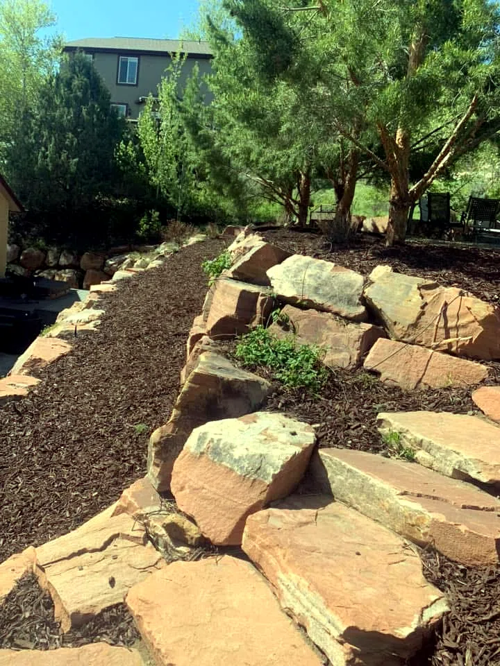 Stone hardscaping and retaining wall work in Kamas, Utah
