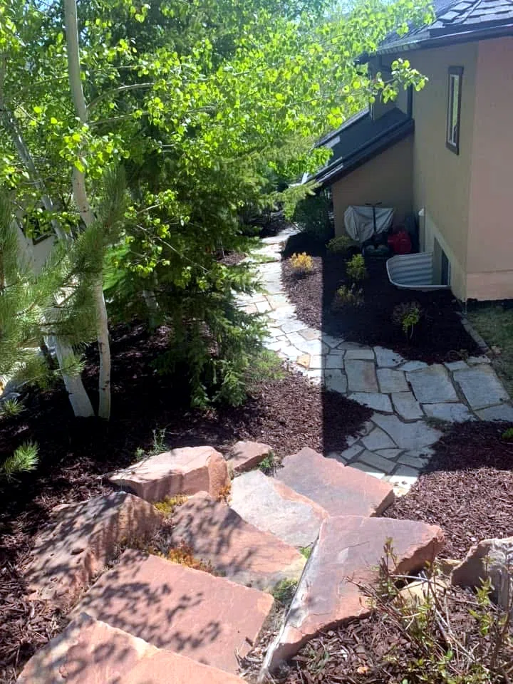 Hardscape steps and stonework installed in Heber City