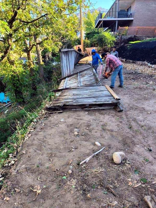 Landscaping and grading work on a Wasatch County home in Wasatch County
