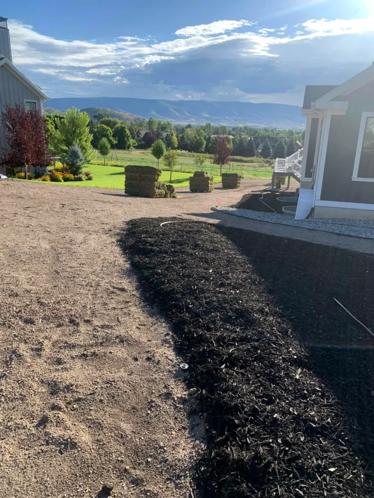 Residential landscaping work by Amigos Painting & Landscape in Park City