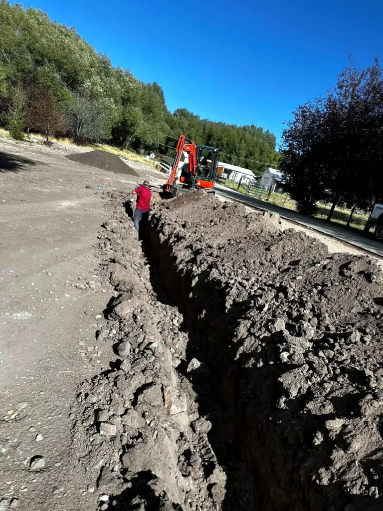 Finished yard transformation at a Kamas property