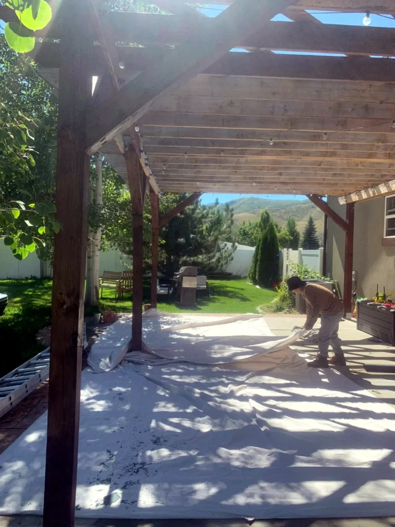 Finished yard transformation at a Kamas property