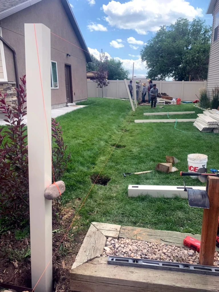 Landscaping and grading work on a Wasatch County home in Wasatch County