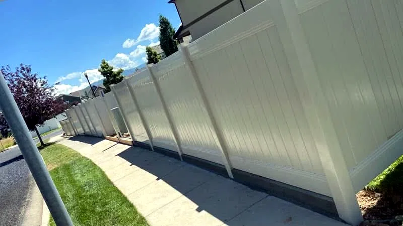 Completed landscaping project at a Heber City home