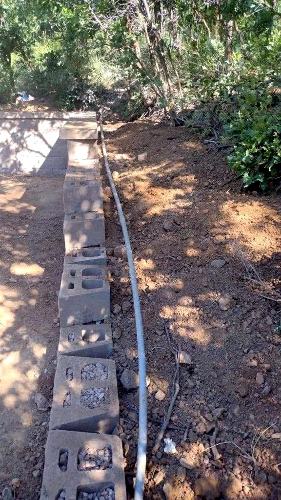 Completed landscaping project at a Heber City home