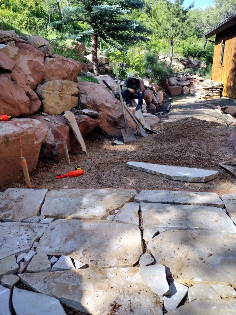 Residential landscaping work by Amigos Painting & Landscape in Park City