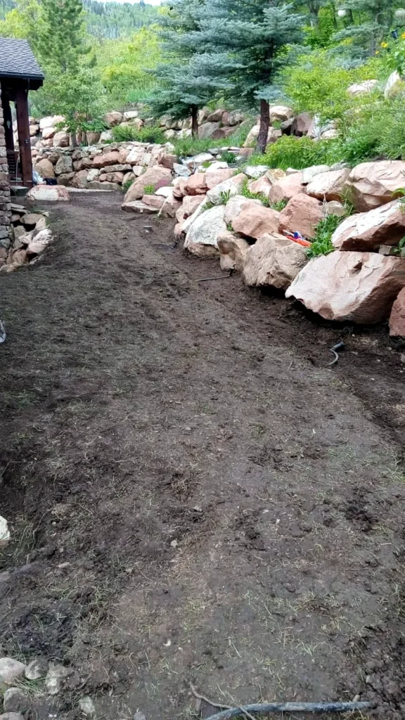 Residential landscaping work by Amigos Painting & Landscape in Park City