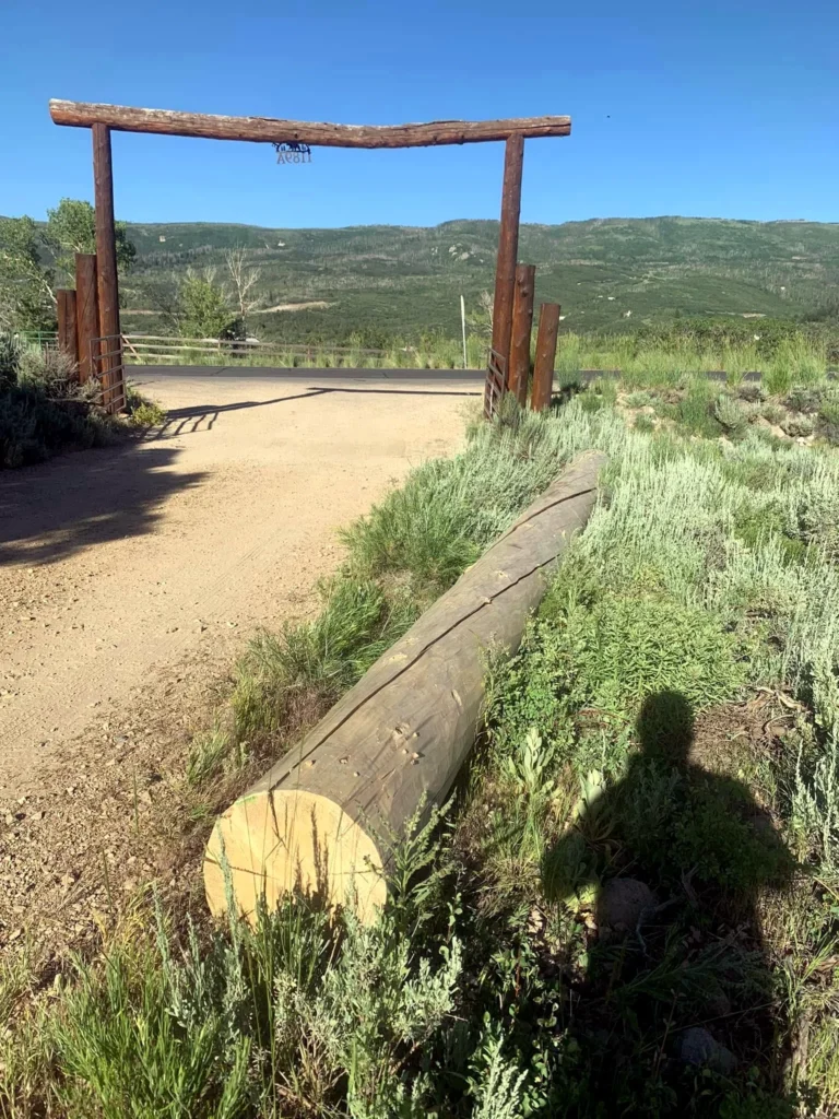 Landscape installation with new planting beds and lawn in Midway, Utah