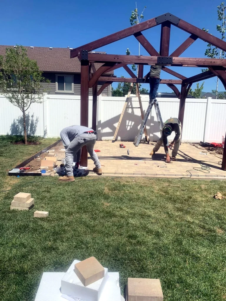 Residential landscaping work by Amigos Painting & Landscape in Park City
