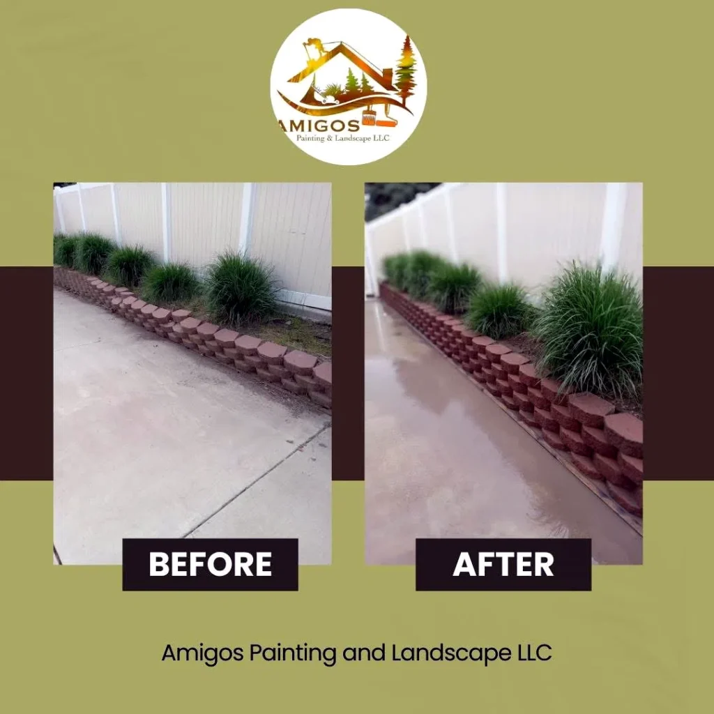 Finished yard transformation at a Kamas property