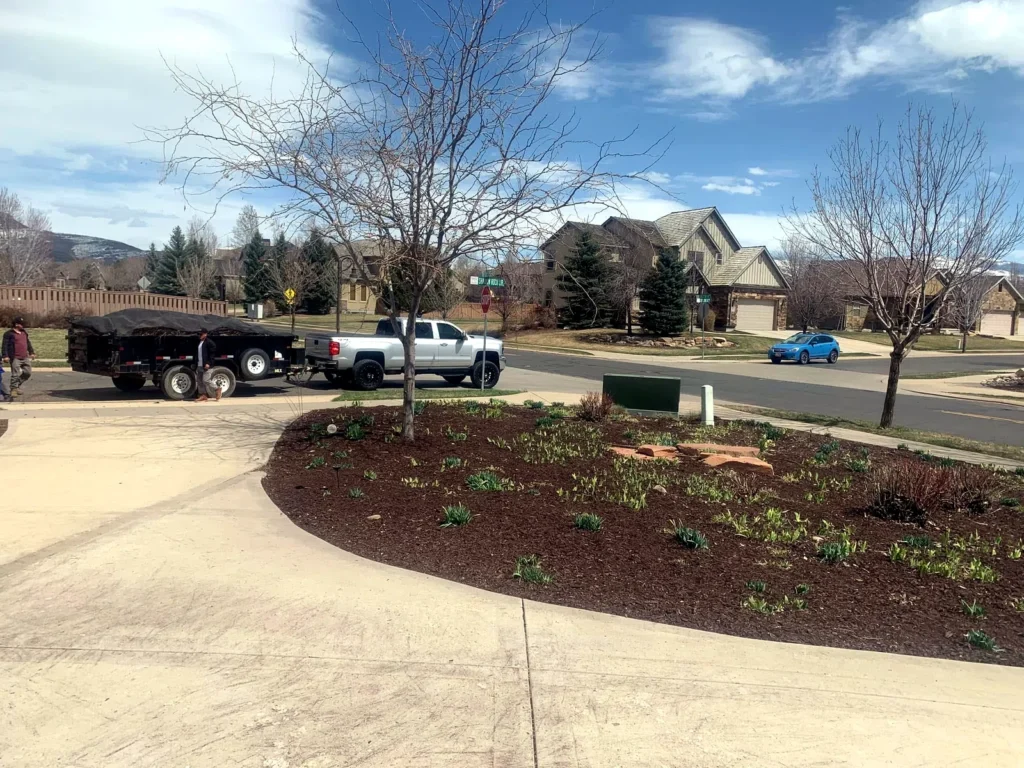 Landscaping and grading work on a Wasatch County home in Wasatch County
