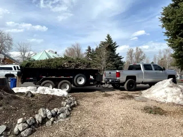Landscaping and grading work on a Wasatch County home in Wasatch County