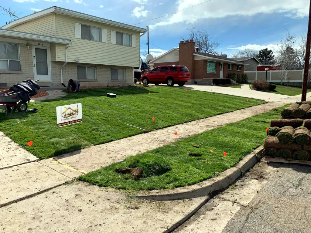 Lawn care and mowing service in Kamas, Utah