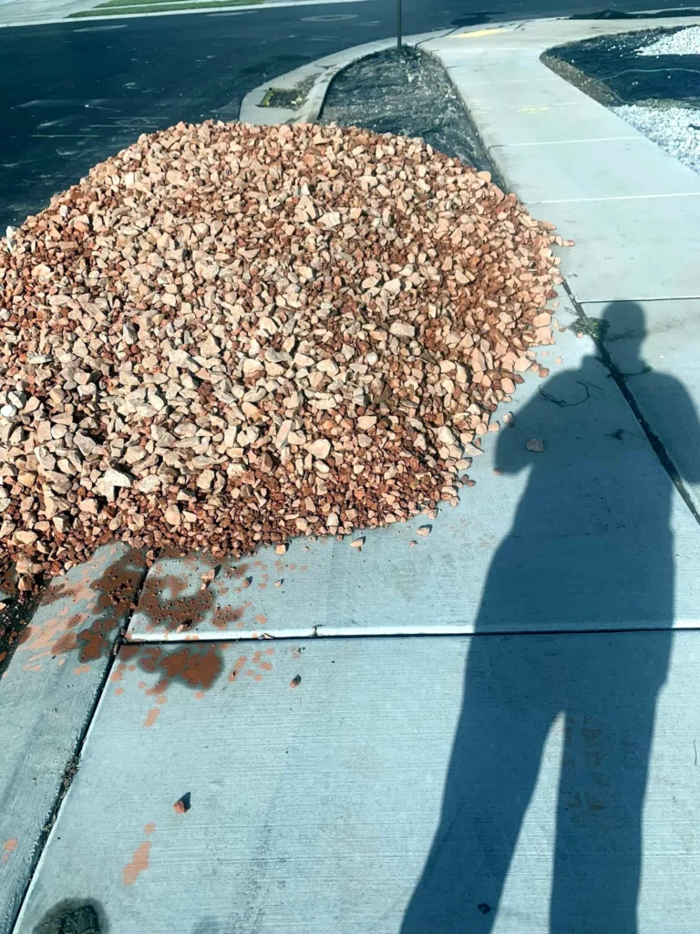 Large-format paver installation on a residential Park City property